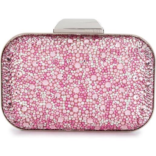 Jimmy Choo clutch cloud - rosa