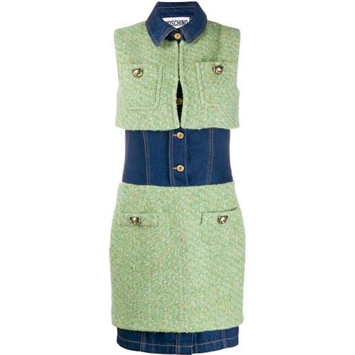 Moschino abito aderente - verde