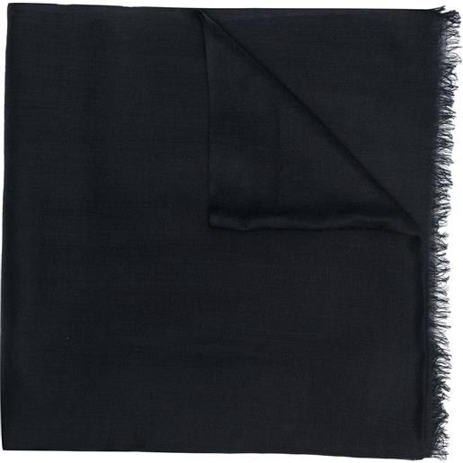 N.Peal scialle pashmina - blu