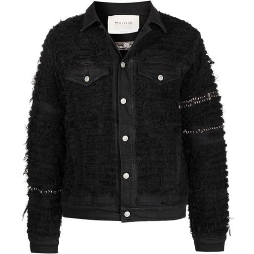 1017 ALYX 9SM giacca denim con borchie - nero