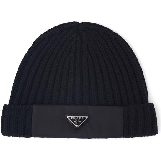 Prada cappello re-nylon - nero