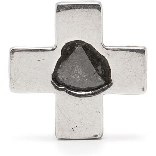 Parts of Four orecchino a bottone con diamanti - argento