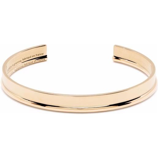Le Gramme bracciale rigido ribbon in oro giallo 18kt