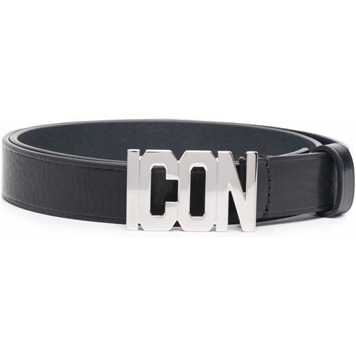 DSQUARED2 cintura con fibbia - nero