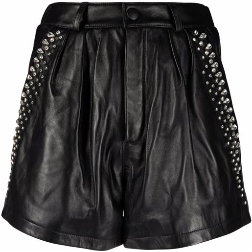 Philipp Plein shorts con decorazione - nero