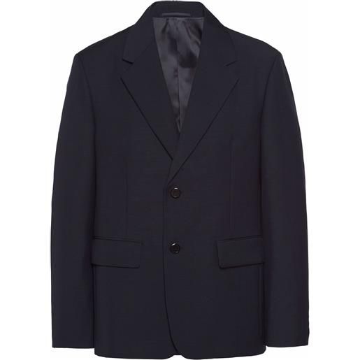 Prada blazer monopetto - blu