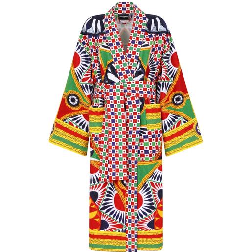 Dolce & Gabbana accappatoio in cotone - giallo