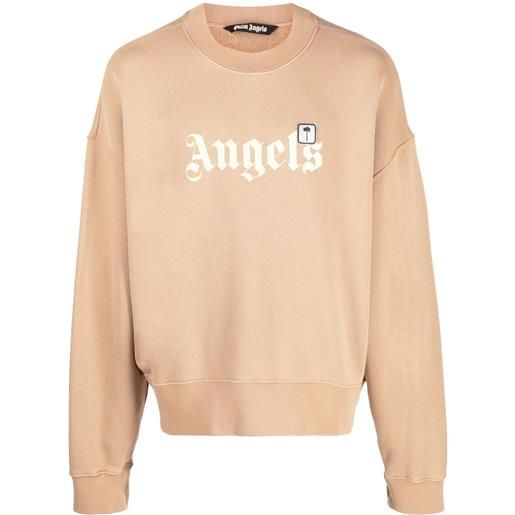 Palm Angels felpa con stampa - toni neutri