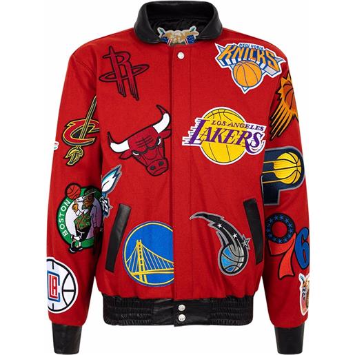 Jeff Hamilton giacca Jeff Hamilton x nba collage - rosso