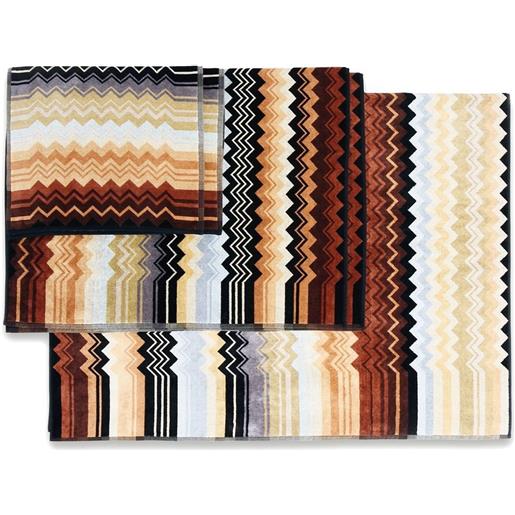 Missoni Home set di asciugamani giacomo - nero