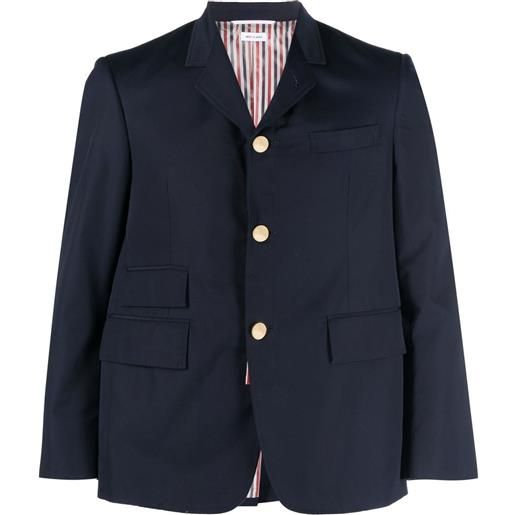 Thom Browne blazer monopetto - blu