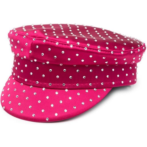 Ruslan Baginskiy cappello baker boy con decorazione - rosa