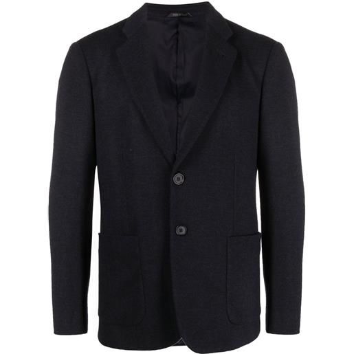 Giorgio Armani blazer monopetto sartoriale - blu