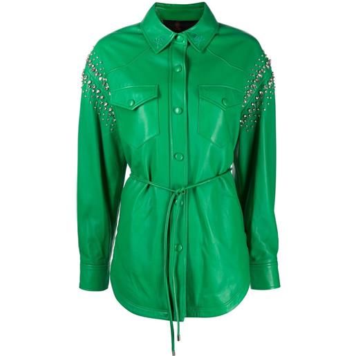 Philipp Plein camicia con decorazione - verde