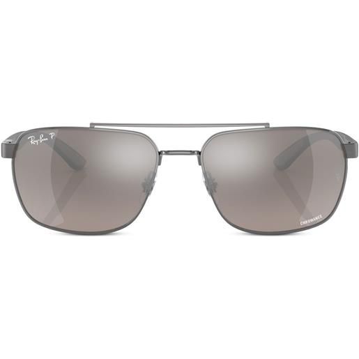 Ray-Ban occhiali da sole rettangolari - grigio