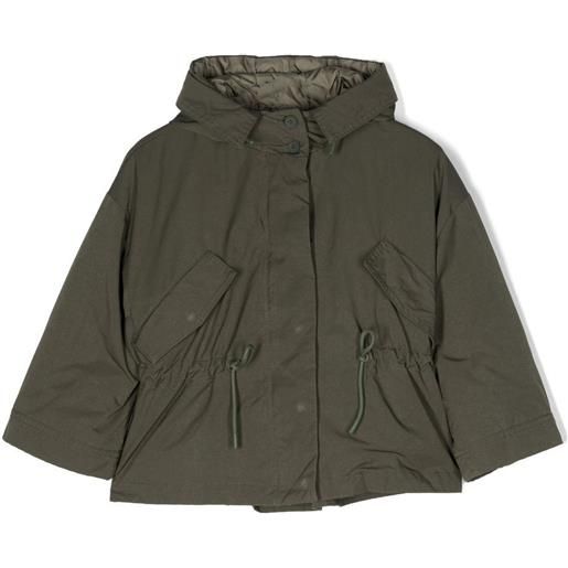 Aspesi Kids impermeabile con cappuccio - verde
