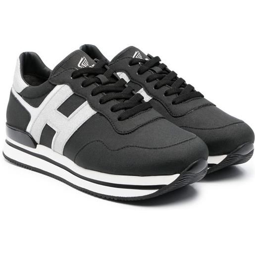 Hogan Kids sneakers glitter - nero