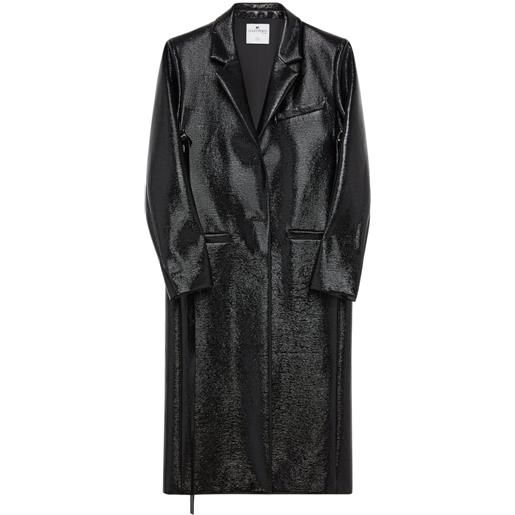 Courrèges trench midi - nero