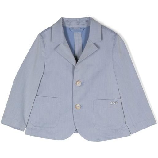 Emporio Armani Kids blazer monopetto - blu
