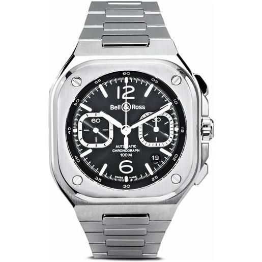 Bell & Ross orologio br-05 chrono 42mm - nero