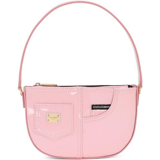 Dolce & Gabbana Kids borsa a spalla - rosa