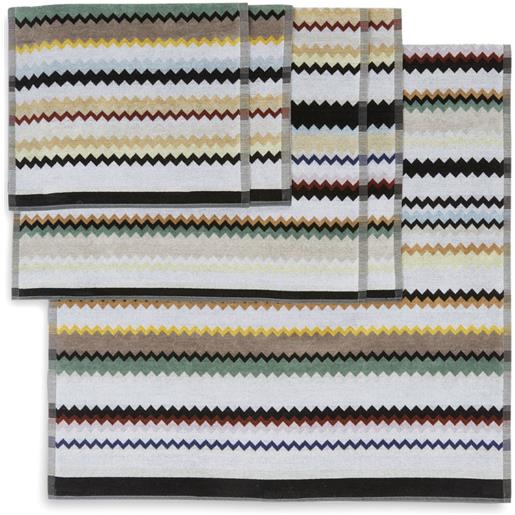 Missoni Home asciugamani con motivo a zig zag (5 pezzi) - multicolore