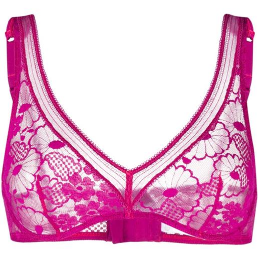 ERES reggiseno a triangolo millefleurs - rosa