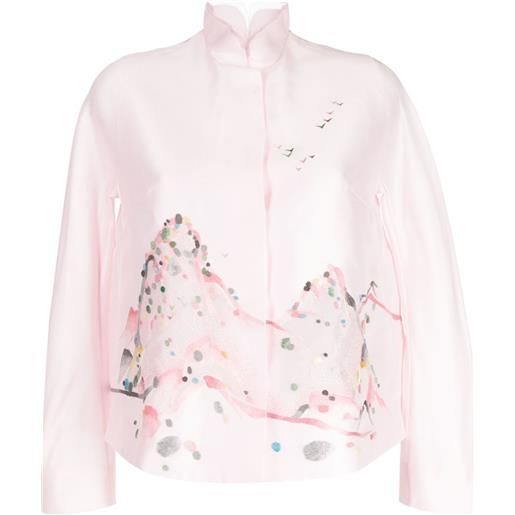 SHIATZY CHEN giacca renascent collection - rosa