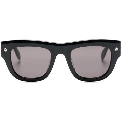 Alexander McQueen Eyewear occhiali da sole squadrati - nero