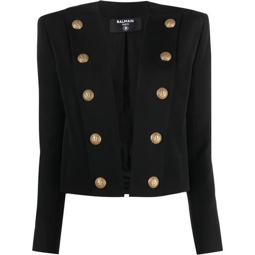 Balmain giacca avvitata - nero