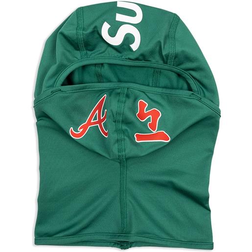 Supreme passamontagna Supreme x mlb kanji teams atlanta braves light pine - verde