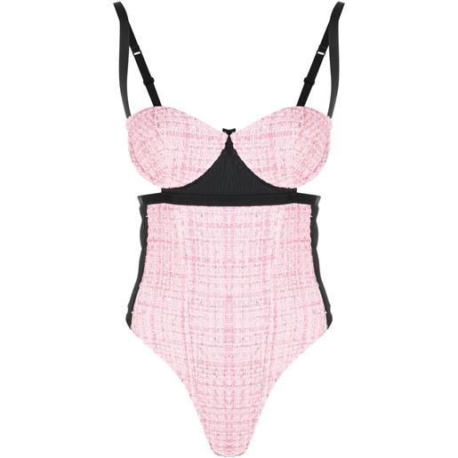 GCDS body con paillettes - rosa