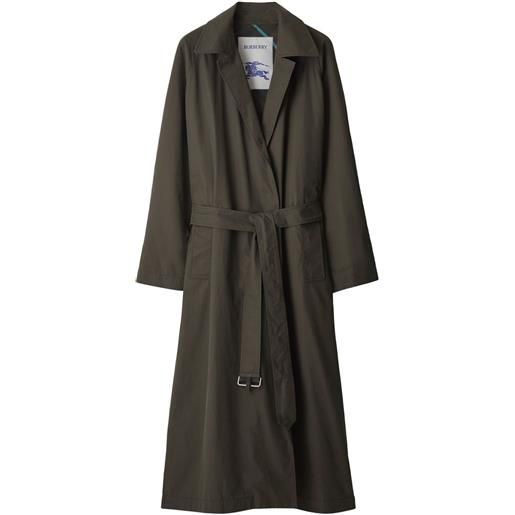 Burberry trench reversibile a quadri - marrone