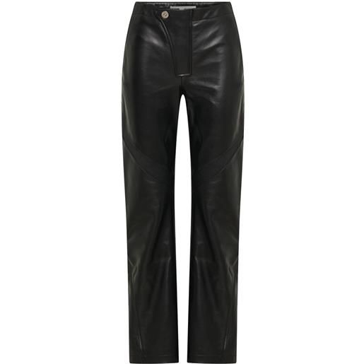 Dion Lee pantaloni con inserti - nero
