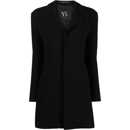 Y's blazer con zip - nero