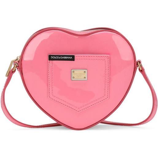 Dolce & Gabbana Kids borsa a spalla heart - rosa