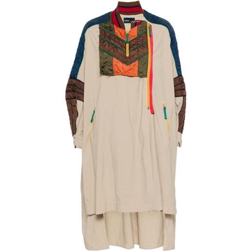 Kolor cappotto asimmetrico - marrone