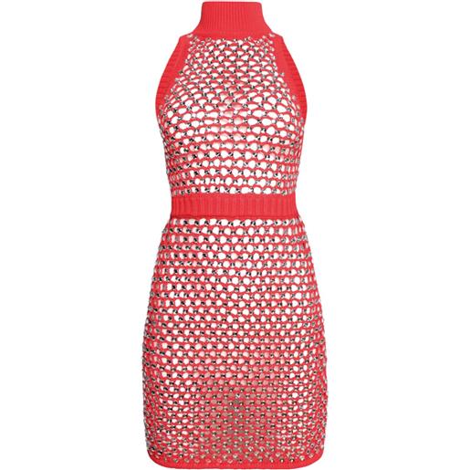 diotima abito sly corto traforato - rosso