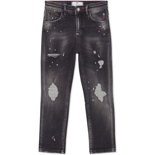 Jeans Baggy Strappati Per Bambina - Taglia 5-16, Vita Bassa, 100% Cotone - Foto 6