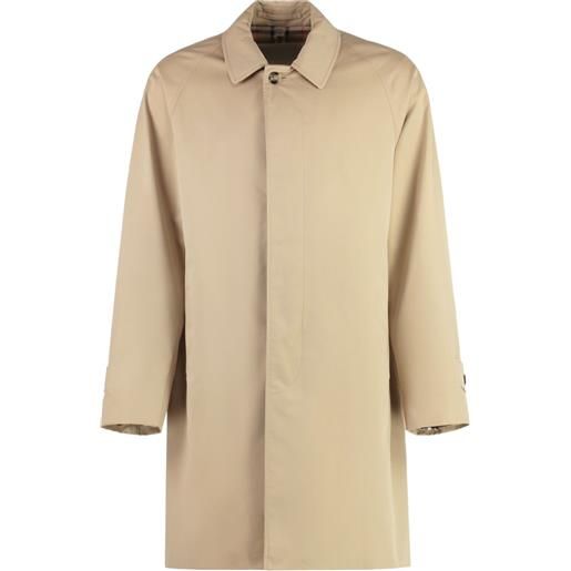 Burberry cappotto monopetto camden - toni neutri