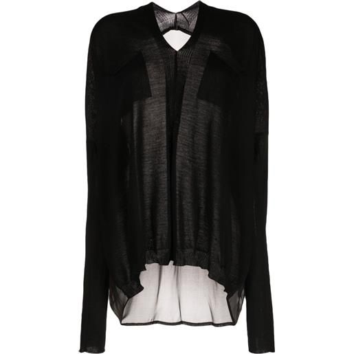 Masnada blusa con stampa - nero