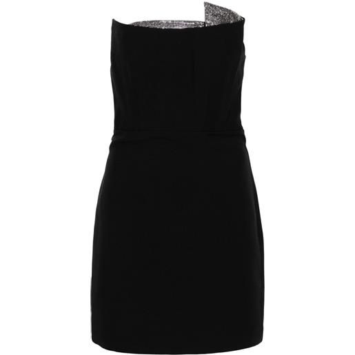 Roland Mouret abito lungo con strass - nero