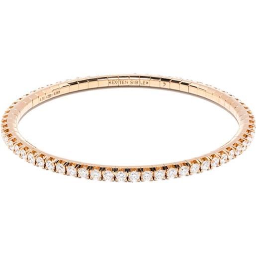 Roberto Demeglio bracciale in oro bianco e rosa 18kt con diamanti