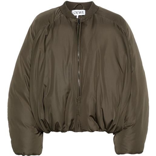 LOEWE bomber imbottito - verde