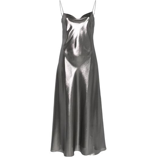 Carine Gilson abito con pizzo - argento