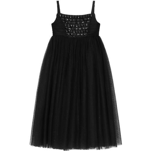 Dolce & Gabbana Kids abito smanicato - nero