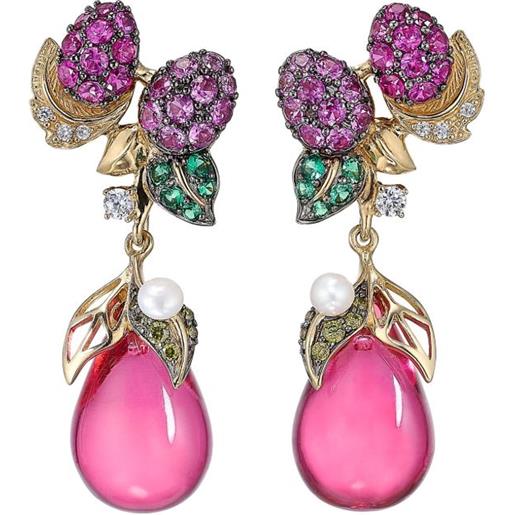 Orecchini A Cerchio Ovali In Argento 925 Con Doppia Perla | LeCalla Flaunt Per Donne E Ragazze - 3
