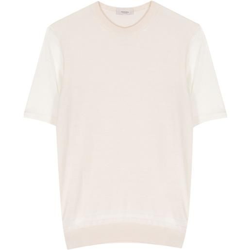 Agnona top con design a inserti - toni neutri