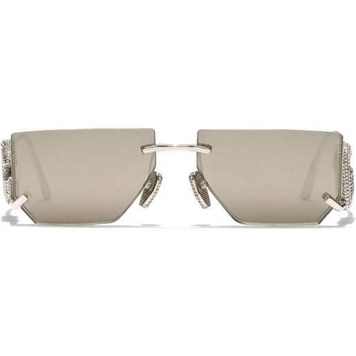 Dolce & Gabbana Eyewear occhiali da sole squadrati - argento
