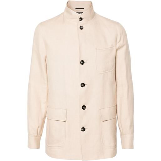Zegna giacca-camicia - marrone